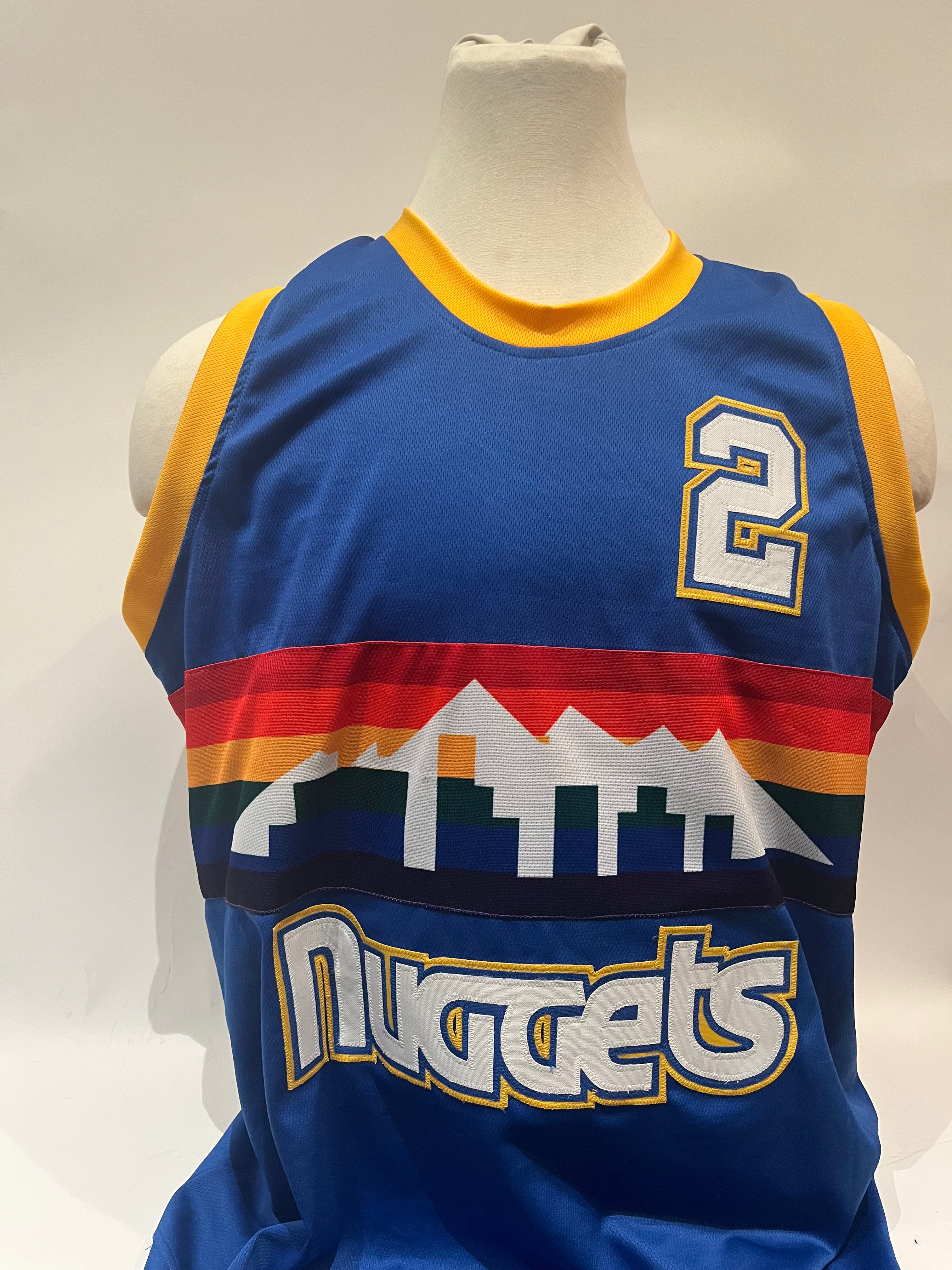 Alex English Autographed Denver Nuggets Jersey | Hall of Fame | JSA COA