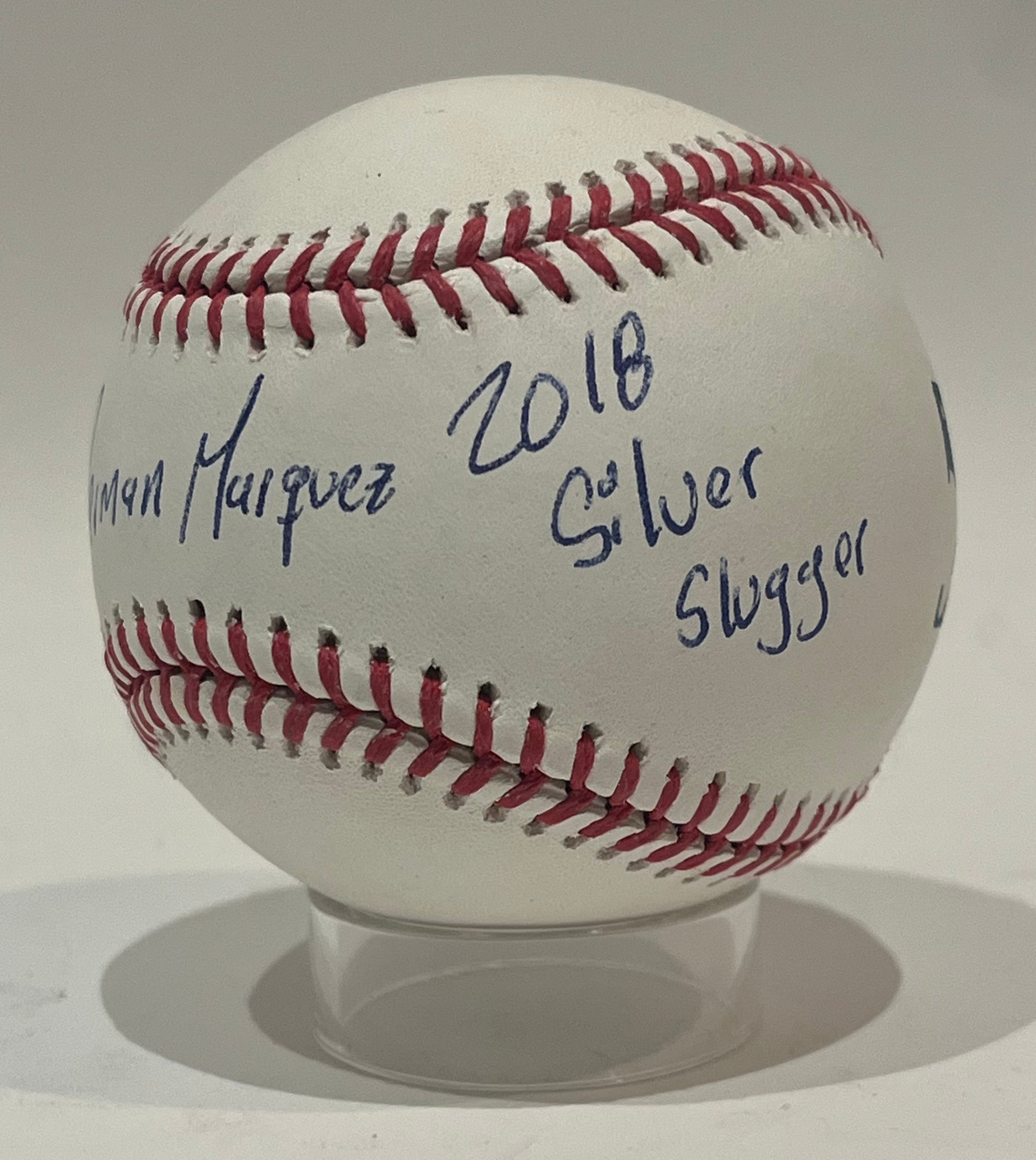 Germán Márquez Autographed & Inscribed "2018 Silver Slugger" Baseball | Full Name Signature | LSM COA