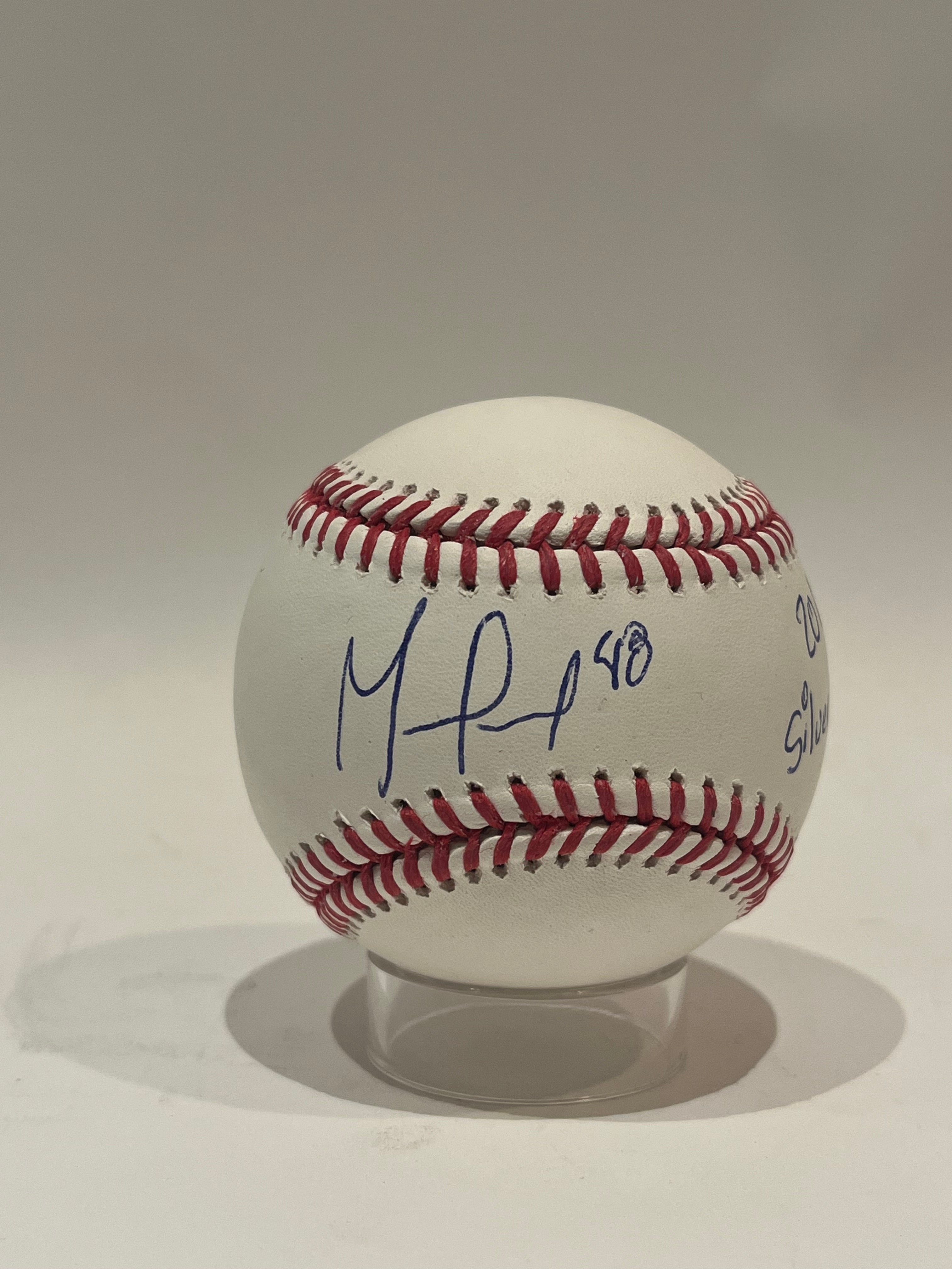 Germán Márquez Autographed & Inscribed "2018 Silver Slugger" Baseball | JSA COA