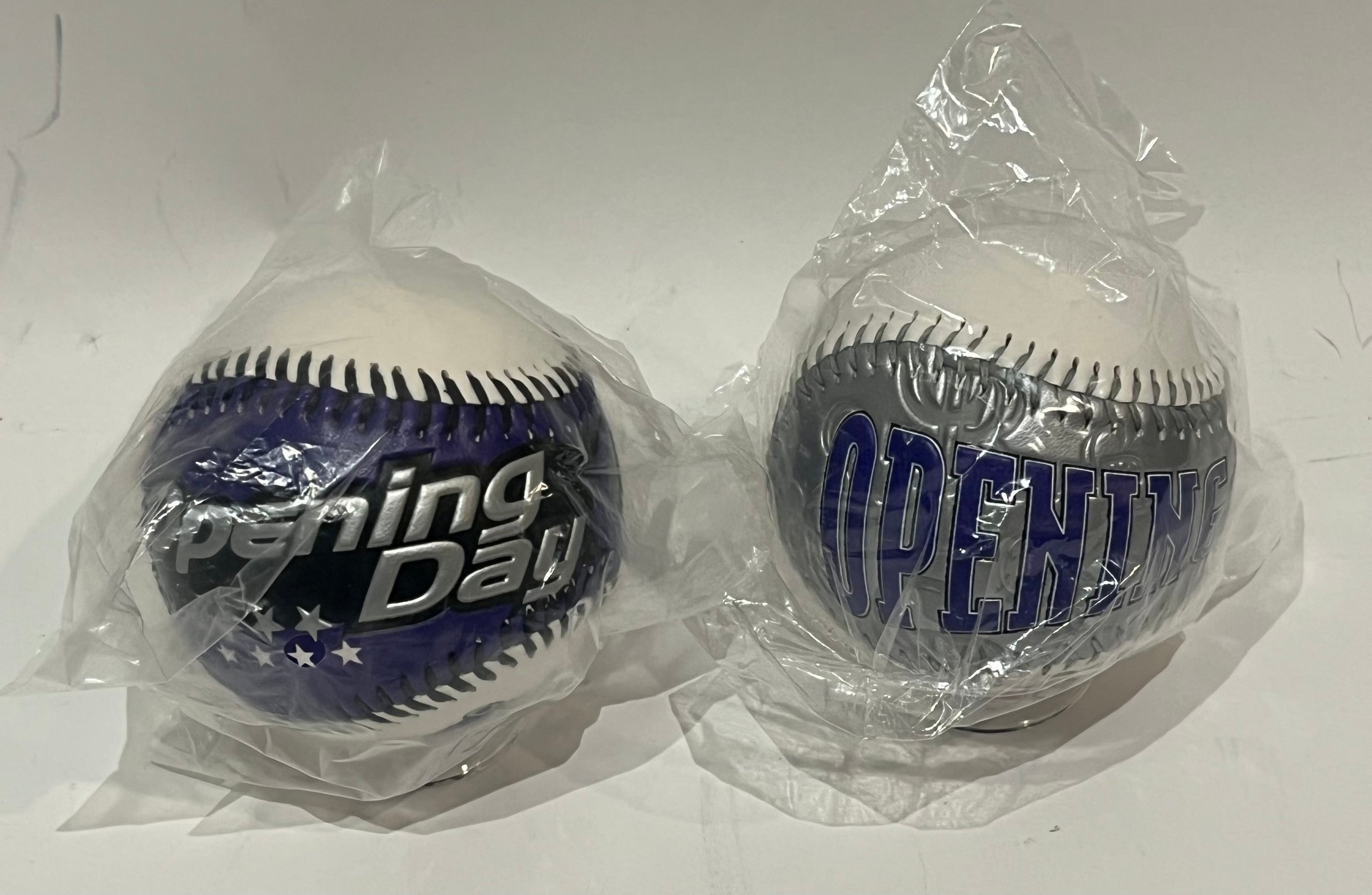 2 Colorado Rockies Opening Day Baseballs | Reds 2000 & Astros 2002