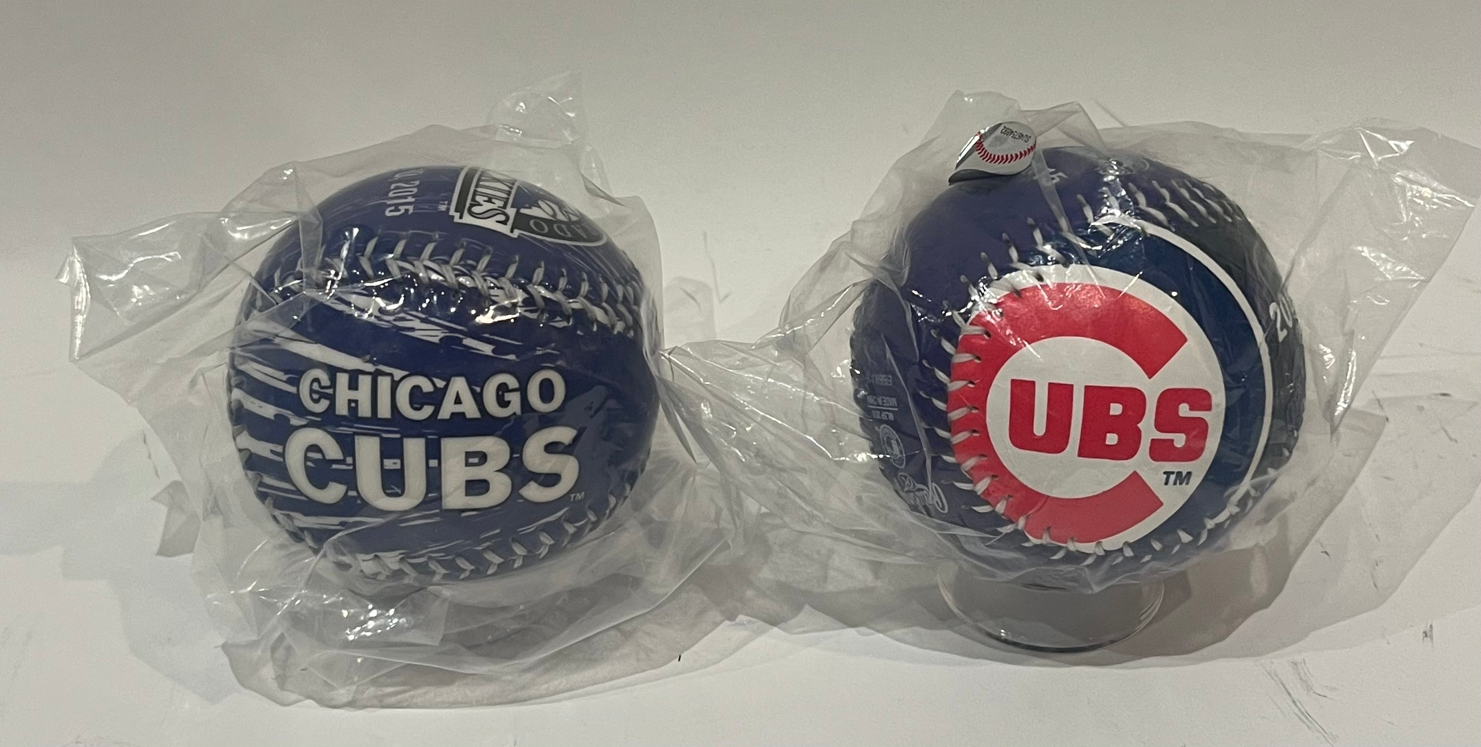 Colorado Rockies vs. Chicago Cubs Opening Day Baseballs | 2015 (Set of 2)