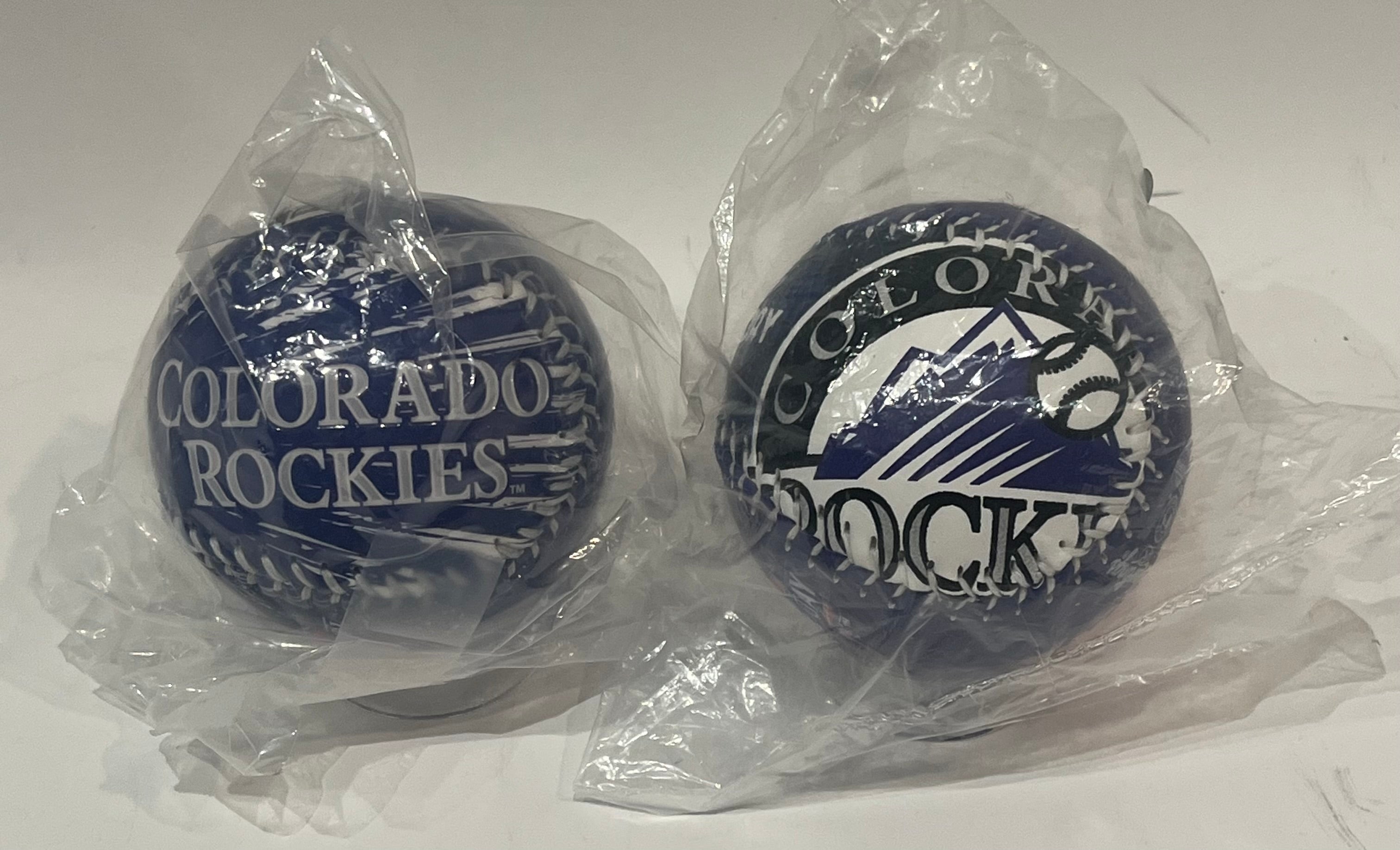 Colorado Rockies vs. Chicago Cubs Opening Day Baseballs | 2015 (Set of 2)