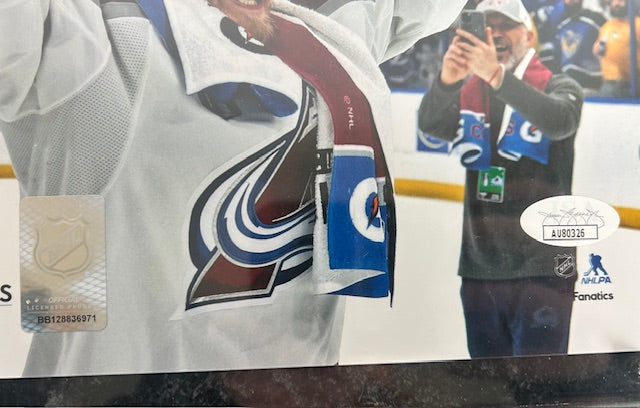 Artturi Lehkonen Autographed 8x10 SC Photo Inscribed "22 SC Champs" Plaque JSA COA