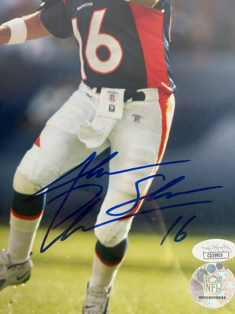 Jake Plummer Autographed 8x10 Photo with Plaque JSA COA