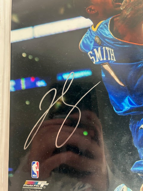 JR Smith Autographed Denver Nuggets 8x10 Photo James Spence Authentication COA