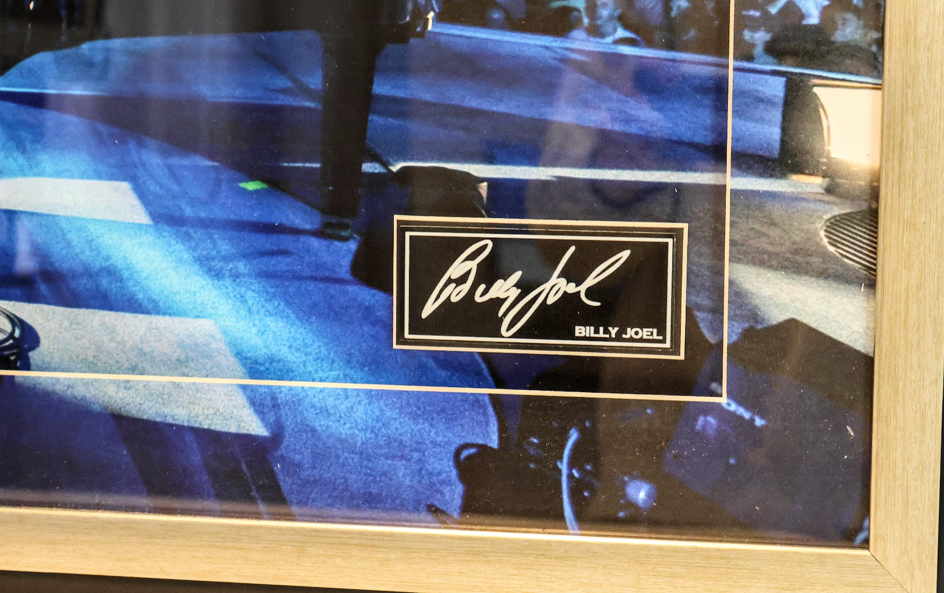 Billy Joel The Piano Man Sheet Music & Laser Engraved Replica Signature Photo Framed