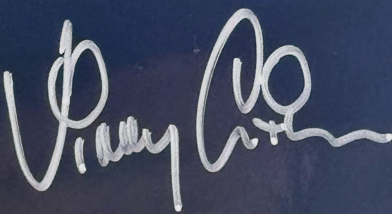 Vinny Castilla Autographed 8x10 Photograph (JSA COA)