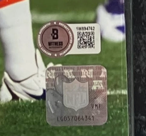 Steve Atwater Autographed Denver Broncos 8x10 Photo w/ Plaque Beckett COA