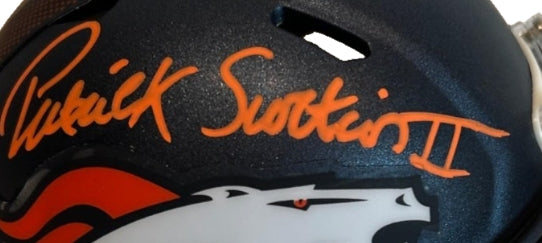 Patrick Surtain II Denver Broncos Navy 5280 Mini Helmet BAS COA