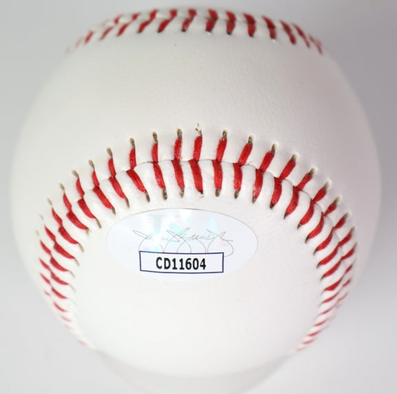 Jerry Dipoto Autographed Officially Licensed Colorado Rockies Logo Baseball - JSA COA - Latitude Sports Marketing