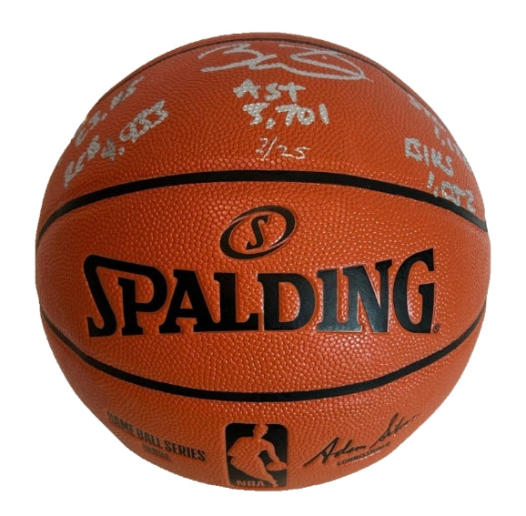 Dwayne Wade Autographed/5X Inscribed NBA Basketball LE-25 Fanatics COA - Limited Edition 2/25 - Latitude Sports Marketing