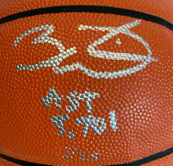 Dwayne Wade Autographed/5X Inscribed NBA Basketball LE-25 Fanatics COA - Limited Edition 2/25 - Latitude Sports Marketing