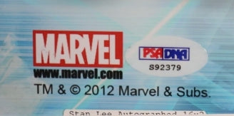 Framed Marvel "The Avengers" Poster Autographed by Stan Lee PSA/DNA - Latitude Sports Marketing