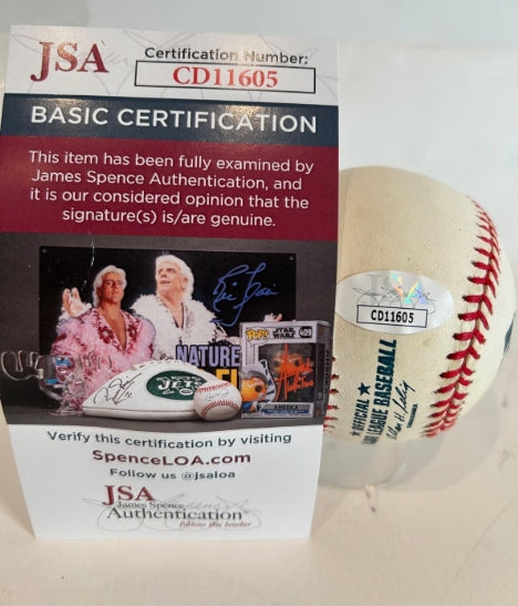 Juan Pierre Autographed Rawlings Official Major League Baseball JSA COA - Latitude Sports Marketing
