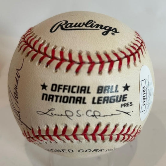 John Thomson Autographed Official National League Baseball JSA COA - Latitude Sports Marketing