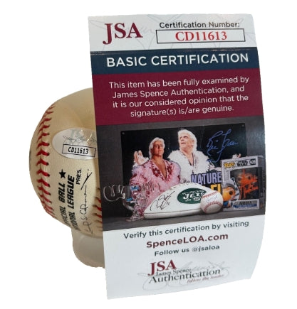 John Thomson Autographed Official National League Baseball JSA COA - Latitude Sports Marketing