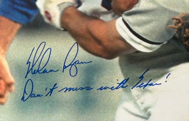 Nolan Ryan Autographed/Inscribed "Don't Mess with Texas" 16x20 Photo Tri-Star