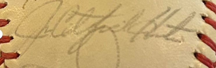 Jim "Catfish" Hunter & 18 Others Autographed Official American League Baseball – JSA LOA