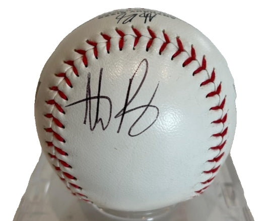 Anthony Rizzo Autographed Chicago Cubs 2014 Branch Rickey Award Baseball – JSA COA - Latitude Sports Marketing