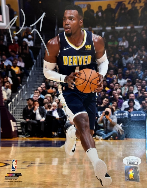Paul Millsap Autographed Denver Nuggets 8x10 Photo JSA COA