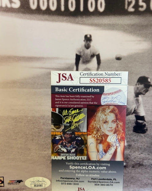 Don Larsen Autographed/Inscribed "PG 10-8-56" Perfect Game 8x10 B/W Photo JSA COA