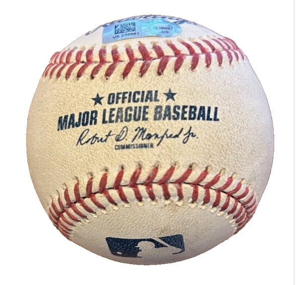Game-Used MLB Baseball SF Giants v. Colorado Rockies 9/1/2020 MLB COA - Latitude Sports Marketing
