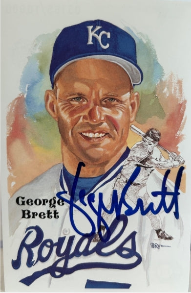 George Brett Autographed Perez-Steele 14th Series Post Card No. 238 - JSA COA - Latitude Sports Marketing