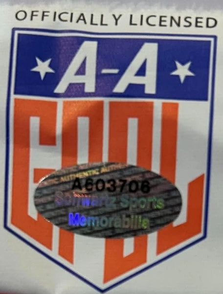 A League of Their Own Framed Triple Autographed Uniform Photo Collage - Tom Hanks Geena Davis Lori Petty - Schwartz Sports Memorabilia and Beckett