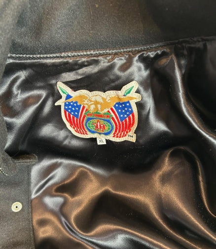Vintage Jeff Hamilton Hardwood Classics ABA/NBA Patches Jacket (Size XL)