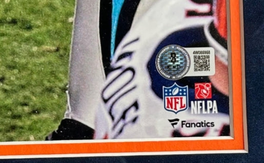 Von Miller Autographed/Inscribed "SB50 MVP" 16x20 Deluxe Framed SB50 Photo BAS COA - Latitude Sports Marketing
