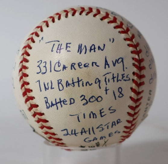 Stan Musial Autographed/Inscribed HOF '69 & Lifetime Stats Ball LE #272/1000 PSA