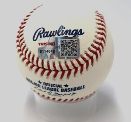 Lance Berkman Autographed Official MLB Baseball  (Tri Star COA)