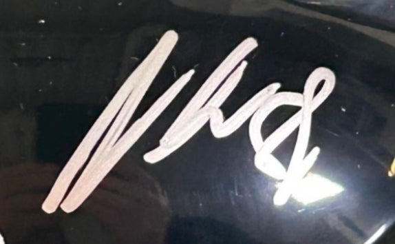 Martin Necas Autographed Black Colorado Avalanche Mini Helmet Fanatics COA