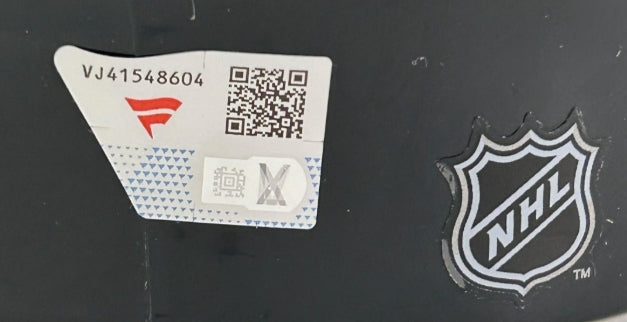 Martin Necas Autographed Black Colorado Avalanche Mini Helmet Fanatics COA