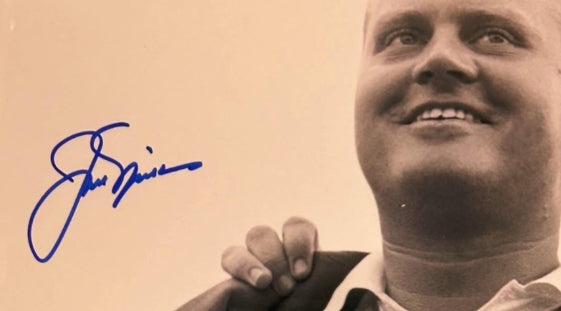 Jack Nicklaus & Arnold Palmer Autographed 16x20 Photo - 28x28 Masters Frame with Fanatics COA - Latitude Sports Marketing