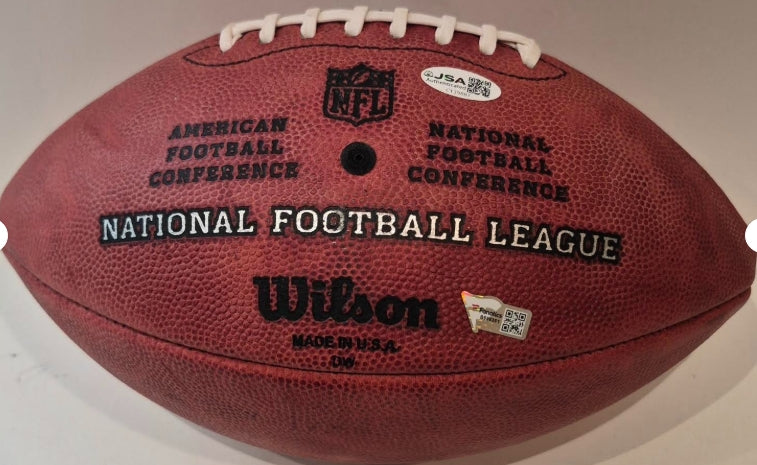 Russell Wilson Autographed NFL Wilson "The DUKE" Football – Fanatics & JSA COA