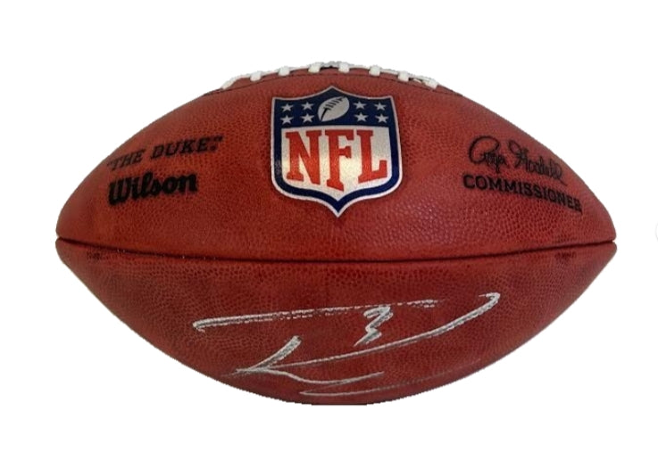 Russell Wilson Autographed NFL Wilson "The DUKE" Football – Fanatics & JSA COA