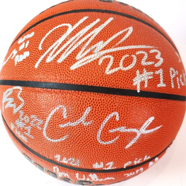 2019-2023 NBA #1 Draft Picks Autographed Basketball w/ case Fanatics COA LE of 6