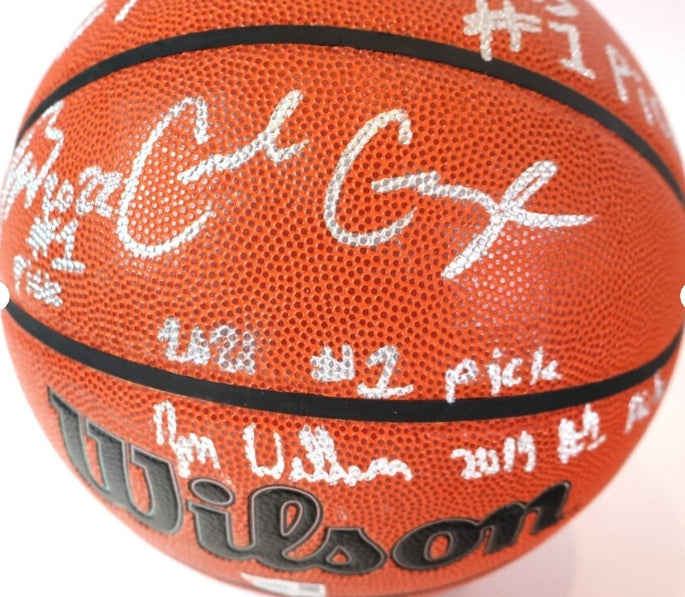 2019-2023 NBA #1 Draft Picks Autographed Basketball w/ case Fanatics COA LE of 6