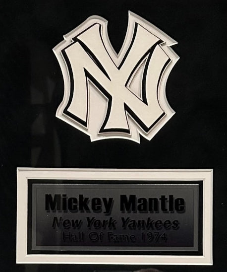 Mickey Mantle & Joe Namath Dual-Autographed 11x14 Photo Framed Collage – PSA LOA