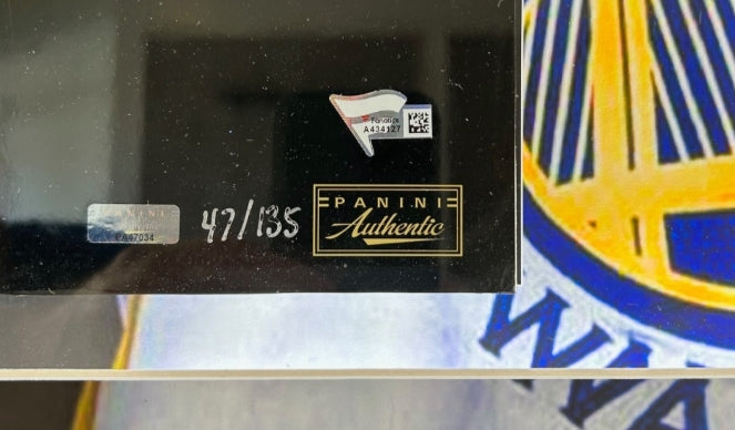 Kevin Durant Autographed Panini 16x20 Photo Warriors NBA Champs Fanatics COA