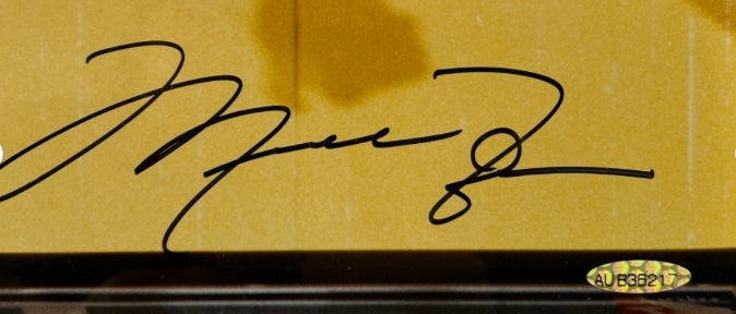 Michael Jordan & Magic Johnson Dual Autographed 16x20 in Custom LED Framed UDA