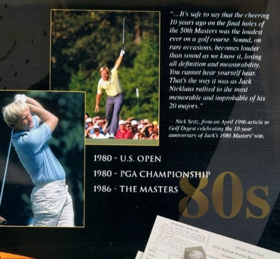 Jack Nicklaus Autographed 16x20 Major Championships Collage - Steiner & JSA COAs - Latitude Sports Marketing