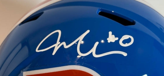 Jonathon Cooper Autographed Denver Broncos Retro "D" Replica Helmet BAS COA