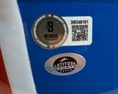 Jonathon Cooper Autographed Denver Broncos Retro "D" Replica Helmet BAS COA