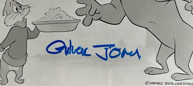 Chuck Jones Autographed "Chow Hound" 8x10 Photo – PSA/DNA COA #F71570 | Framed 13"W x 10.5"H - Latitude Sports Marketing