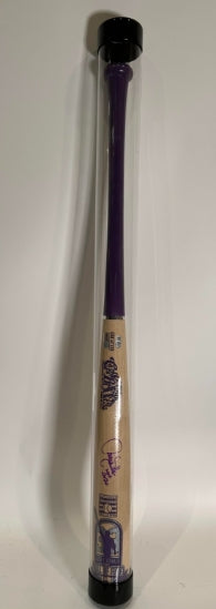Larry Walker Autographed/Inscribed "HOF 2020" Cooperstown Collection LE-133 Bat — #38/133 — MLB COA