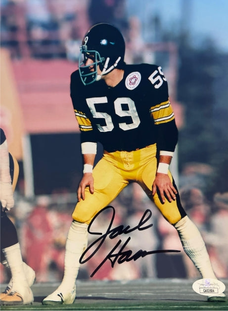 Jack Ham Autographed Pittsburgh Steelers 8x10 Color Photo - JSA COA - Latitude Sports Marketing