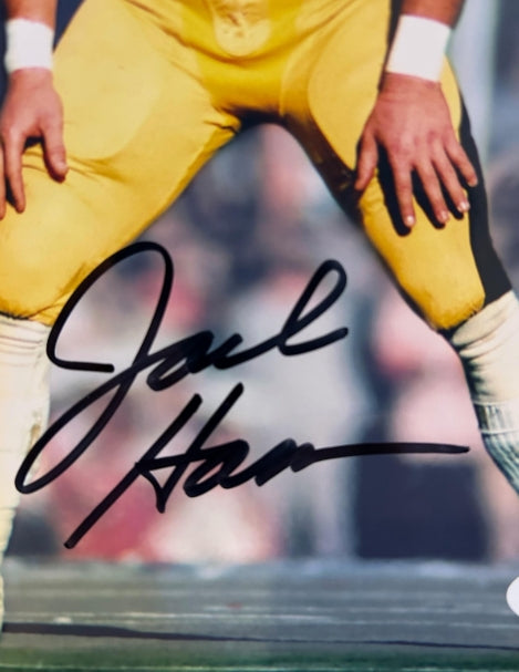 Jack Ham Autographed Pittsburgh Steelers 8x10 Color Photo - JSA COA - Latitude Sports Marketing