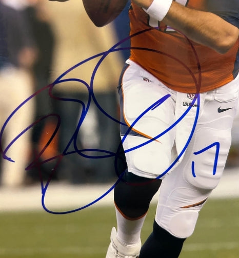 Brock Osweiler Autographed Denver Broncos 8x10 Photo - JSA COA - Latitude Sports Marketing